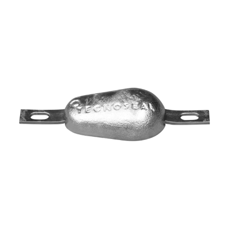 tear drop bolt-on anode 0,7kg with slotted holes H.C.200