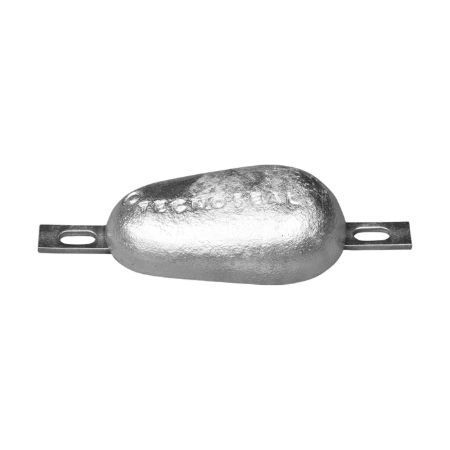 tear drop bolt-on anode 3kg with slotted holes H.C.200