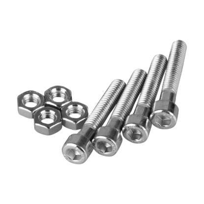 Hardware kit composed by fastening bolts and screw