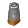 Beneteau propeller anode for shaft Ø40  compl w. Brass