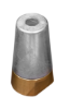 Radice propeller anode hexagonal type