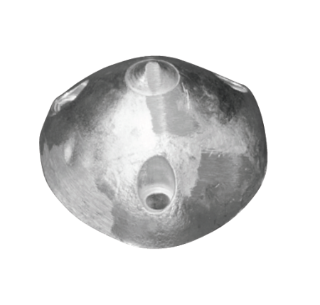 Compatibel met Max Prop - Propelleranode met 3 Gaten Ø72