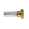 Bukh pencil anode Ø12 L.35 complete with brass plug th.3/8'' UNC