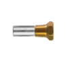 Bukh pencil anode Ø 10 L.18 complete with brass plug th.1/4'' bspt