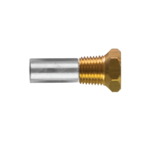Bukh pencil anode Ø 10 L.18 complete with brass plug th.1/4'' bspt