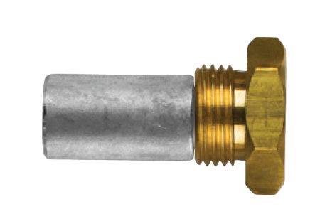 Renault Ánodo Lápiz Ø15 L. 22 Comp. With Brass Plug th.18x1,5
