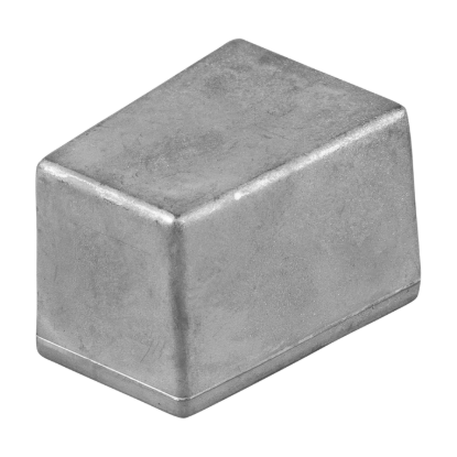 Selva cube anode with hole - Anodo a cubo con foro