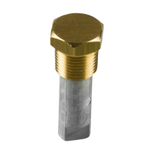 Yamaha pencil anode Ø12 L.52  complete with brass plug  th.3/8''NPT