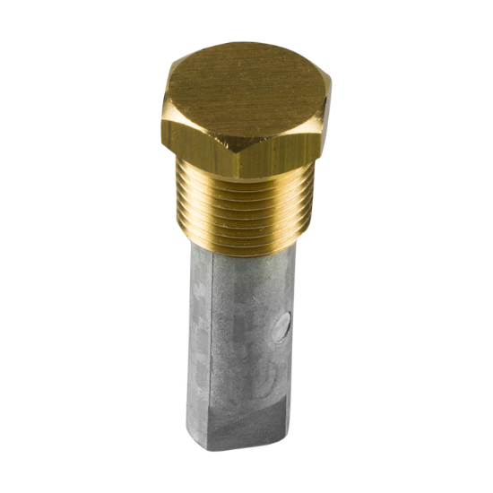 Yamaha pencil anode Ø12 L.52  complete with brass plug  th.3/8''NPT