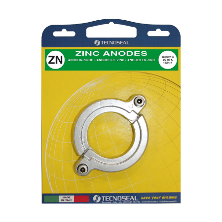 Kit para Eje Yanmar: Ánodos + Tornillería y Soportes Incluidos. Completo de Tornillería y Placas de Fijación
