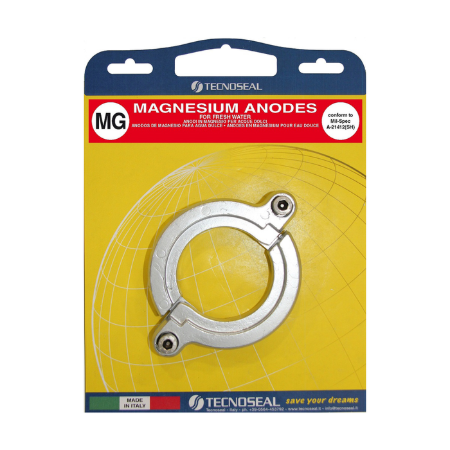 Kit para Eje Yanmar: Ánodos + Tornillería y Soportes Incluidos. Completo de Tornillería y Placas de Fijación