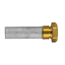 Yanmar pencil anode Ø12,7 L.38 with brass plug 3/8''NPT