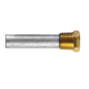 ZF pencil anode Ø15 L.63 with brass plug M18x1,5