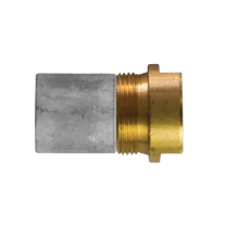 AIFO-FTP pencil anode Ø20 L.20 complete with brass plug th.28X1,5