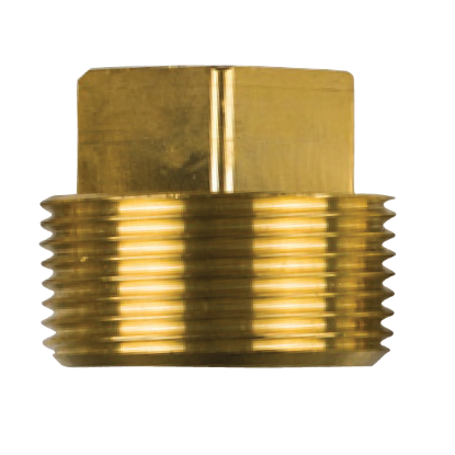 Caterpillar brass plug th. 1-1/4'' bspt