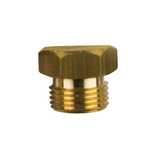 Caterpillar  brass plug th. 3/4''UNF