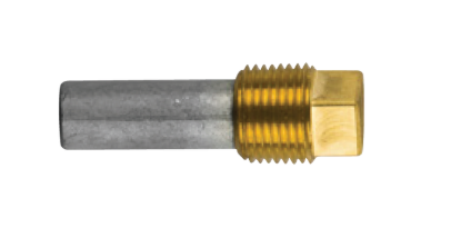 Cummins pencil anode Ø 12,5 L.30 complete with brass plug th. 1/2'' bspt
