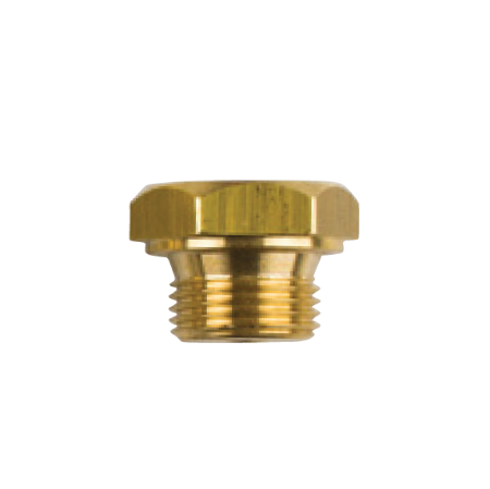 tappo 3/8" gas conico - 3/8" bspt