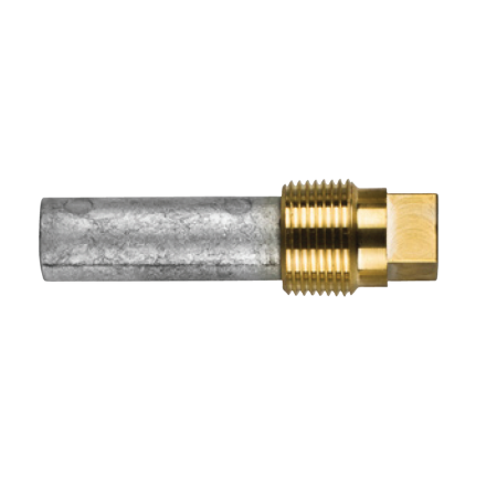 General Motors staafanodeØ19 L. 54 Compleet With Brass Plug th.3/4''Bspt