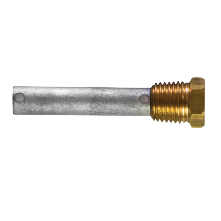 Martec Ánodo Lápiz Ø10 L. 40 Comp. With Brass Plug 1/4''Bspt