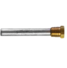 Sen-Dure pencil anode Ø 9,5 L. 63,5 complete with brass plug th.1/4'' NPT