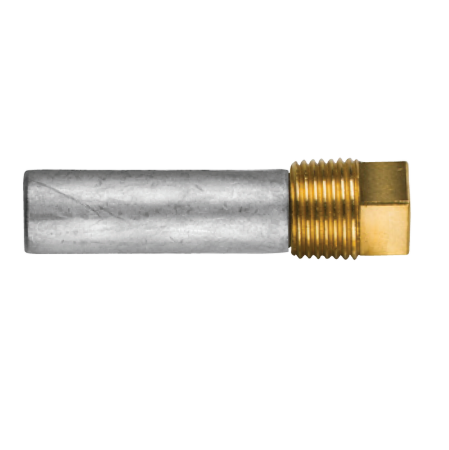 Universal Ánodo Lápiz Ø14 L. 45 Comp. With Brass Plug th.1/2'' GAS