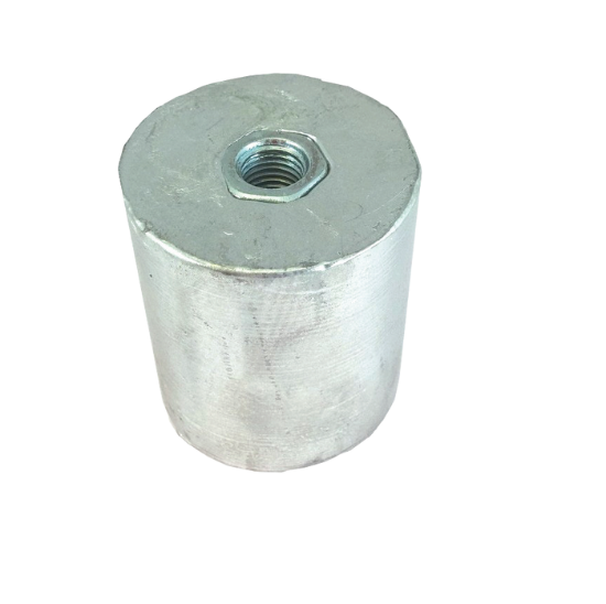 Zinc cylinder for heat exchangers