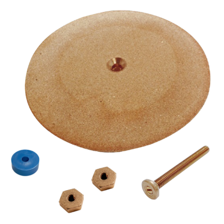 Aardplaat diam.128mm h13