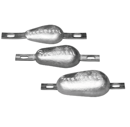 Picture for category Bolt on anodes with strap teardrop type