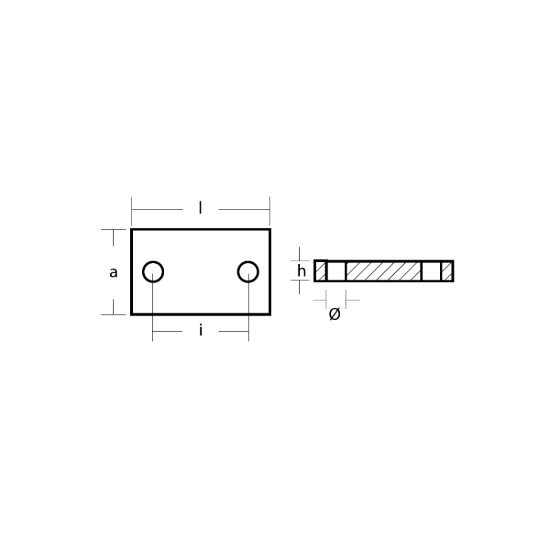 Plate for Hulls 73x48x10 H.C.50