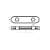 Bolt-on anode for Hull 280x85x30 H.C. 160