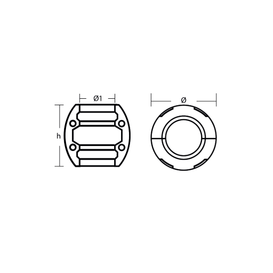 Standard Shaft anode Ø 55mm