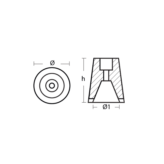 Solè Prop anodes Ø 25