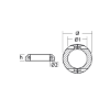 Compatible Max Prop collar anode int. Ø63,5
