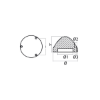 Compatible Max Prop anode for propeller with variable pitch Ø60