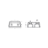OMC small block Anode - Anodo per piede poppiero OMC