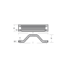 Yamaha Bar anode for engine bracket -  Barra per supporto motore Yamaha