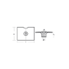 Yamaha Trim Tab anode - Placca per fuoribordo Yamaha