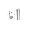 Yamaha Small anode for crankcase cylinder - Anodo interno per motore Yamaha