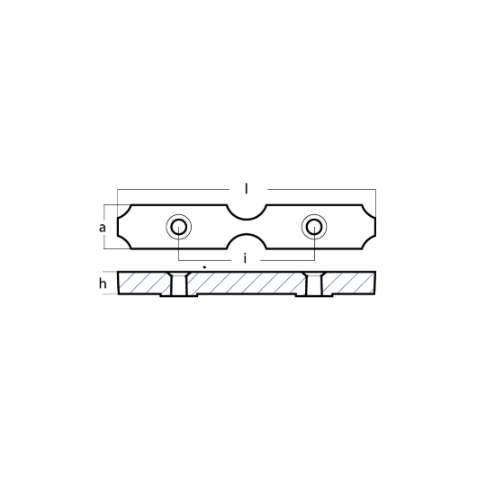 Yamaha Small anode for crankcase cylinder - Anodo interno per motore Yamaha