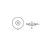 Tohatsu plate for engine - Placca per motori Tohatsu