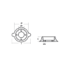 Lombardini Collar anode for saildrive - Collare Lombardini per Saildrive