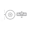 Anode for Stern Ø135mm