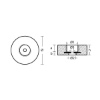 Disc anode for Stern 135*47mm