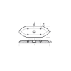 USA plate 232X83X17 H.C.97,2