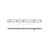 Anode strip for fast boats 770x50x13