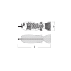 Hang on Magnesium anode 0,76kg cable lenght 6mt