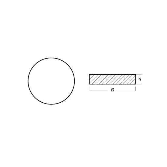 Disc anode Ø 100mm
