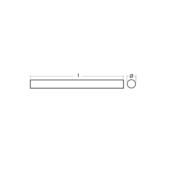 Rods Ø 80 L. 500