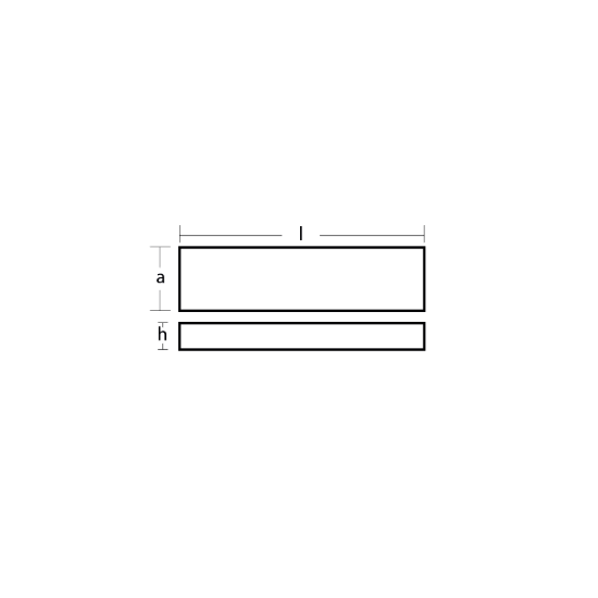 Solid plate without holes  130x80x30 kg. 2